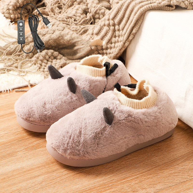USB Electric Heating Shoes Foot Warmers