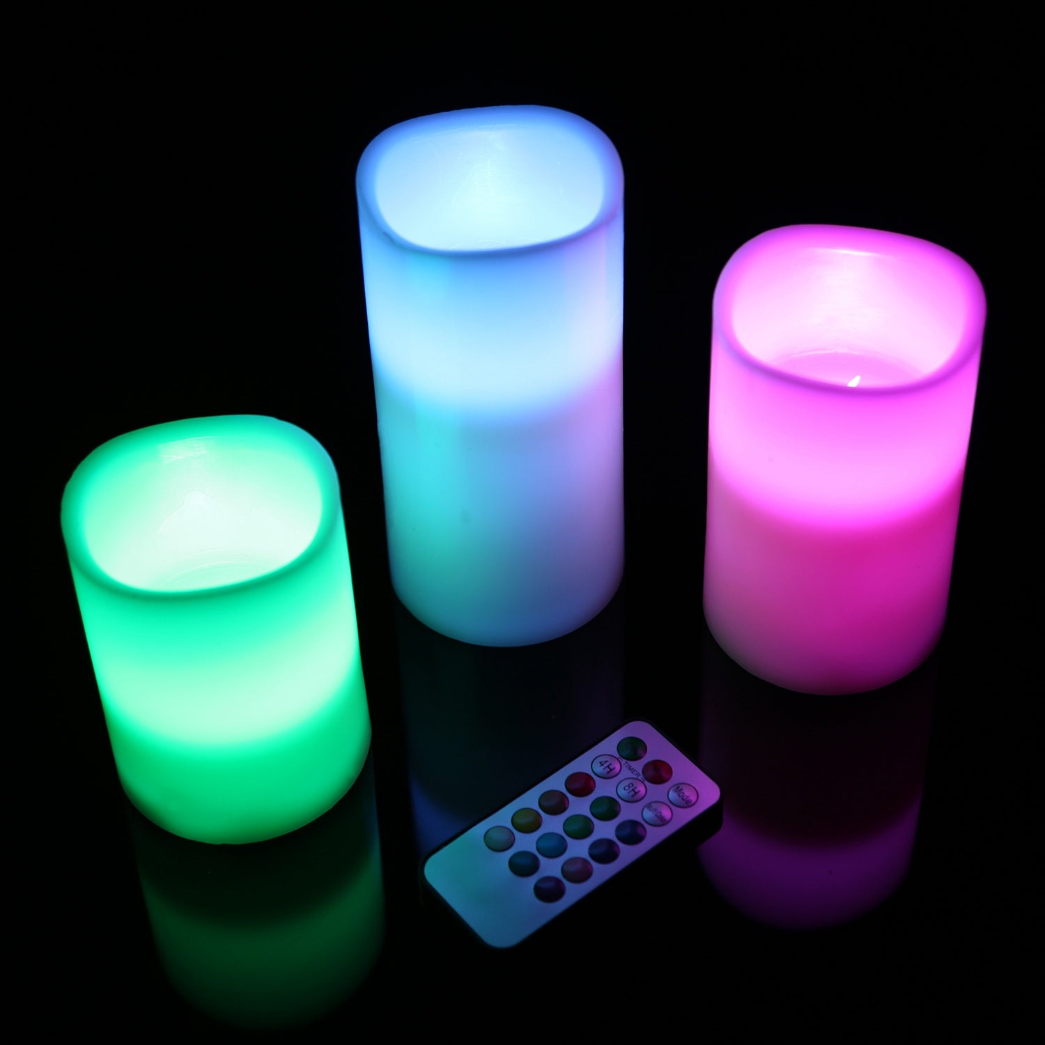 6Pc Flameless Candles Votive Candles Wireless Battery Operated