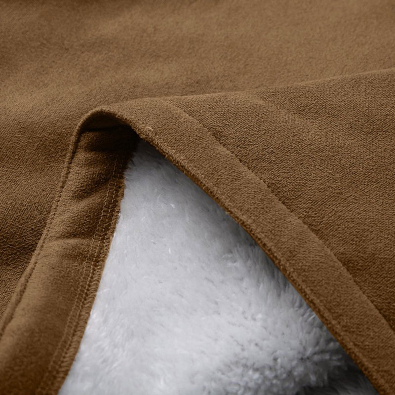 Sherpa Lined Jacket Women Duffle Toggle Coat