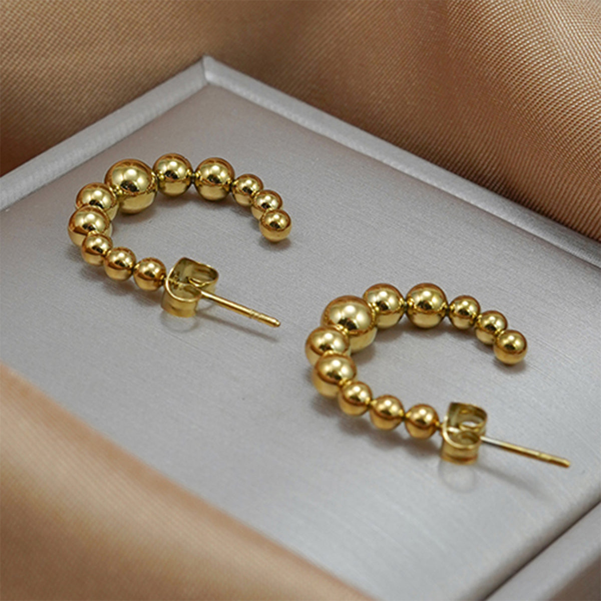 Crescent Pendant Necklace & Earrings  Jewelry Set