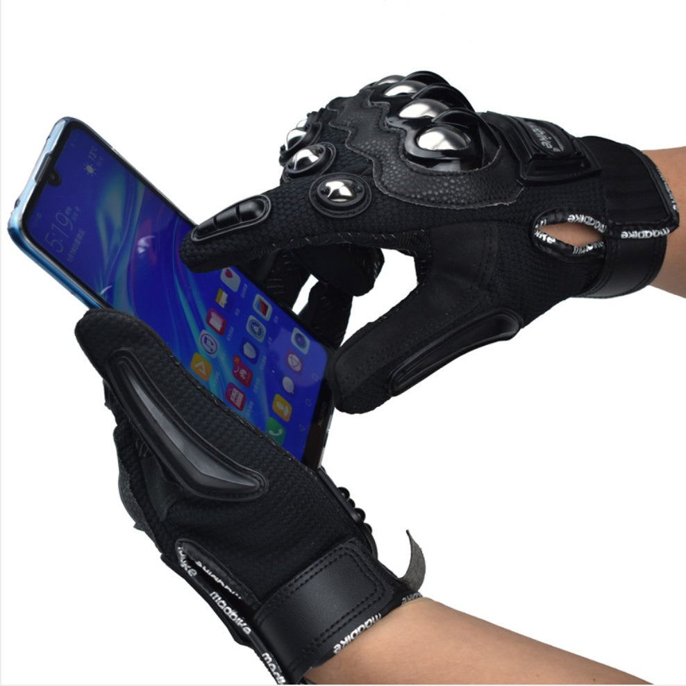 Motorcycle Riding Gloves Alloy Protective