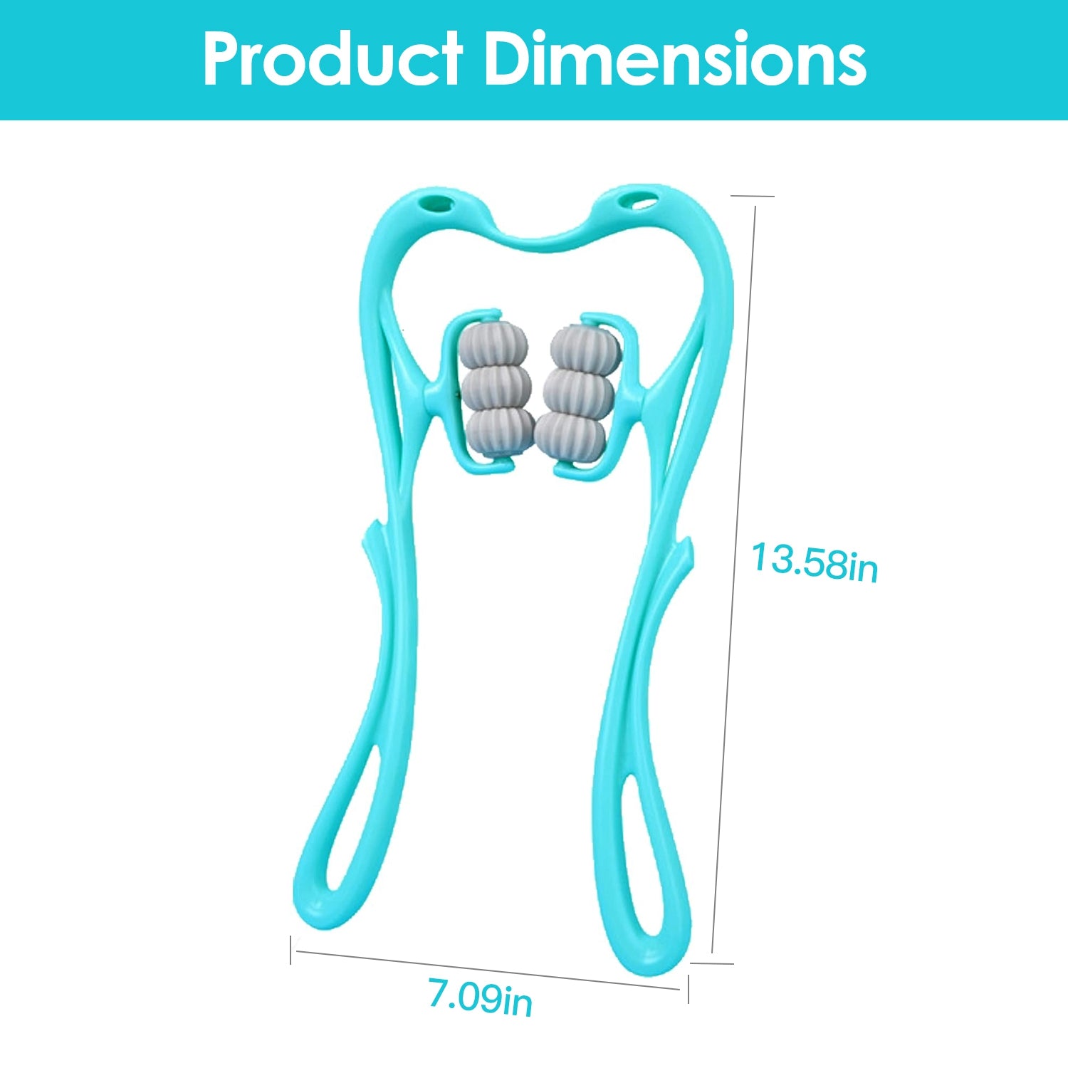 Neck Roller Massager 360 Rotatable Trigger
