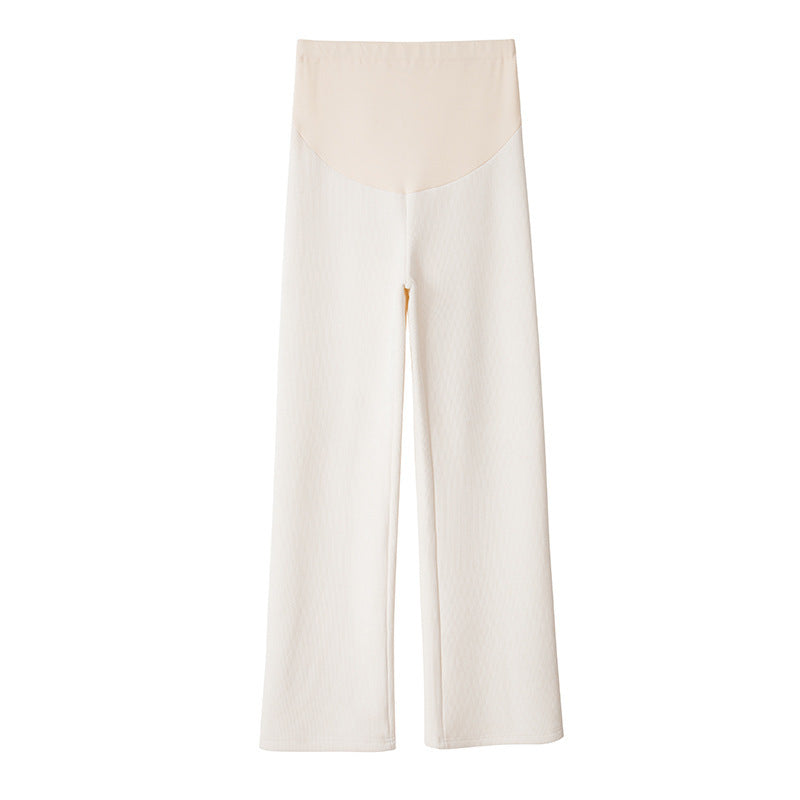 Women's Fleece-lined Thickening Wide Leg Pants Straight
