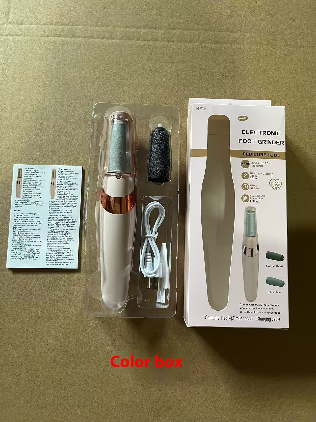 Electric Foot Grinder Foot Peeling Machine