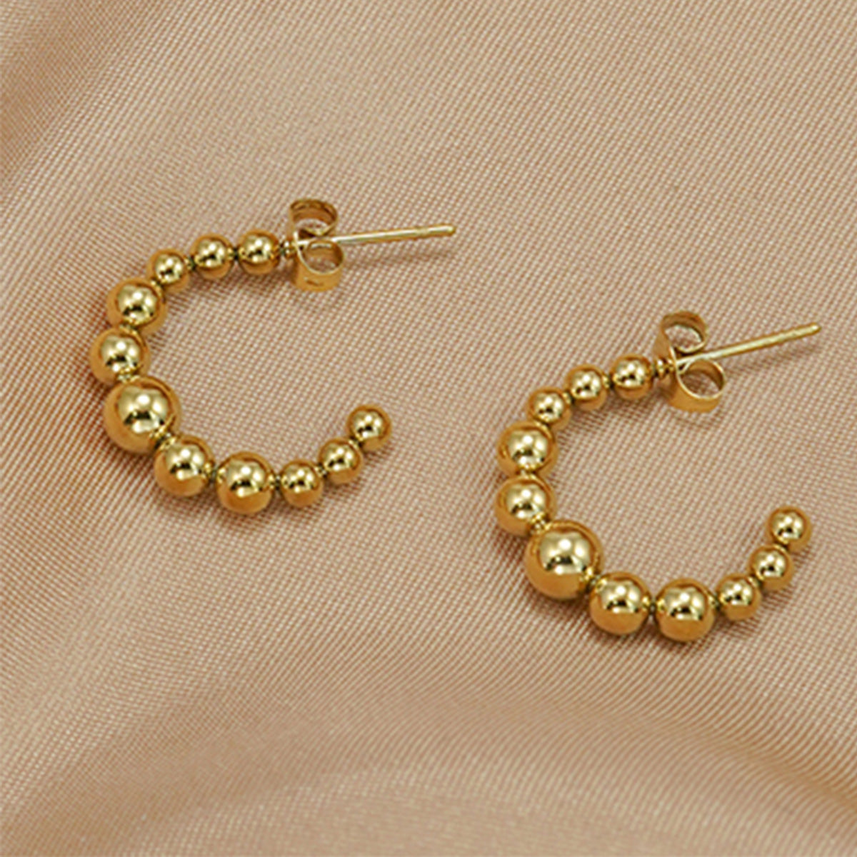 Crescent Pendant Necklace & Earrings  Jewelry Set