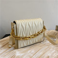 Textured Diamond Chain One-shoulder Messenger Bag